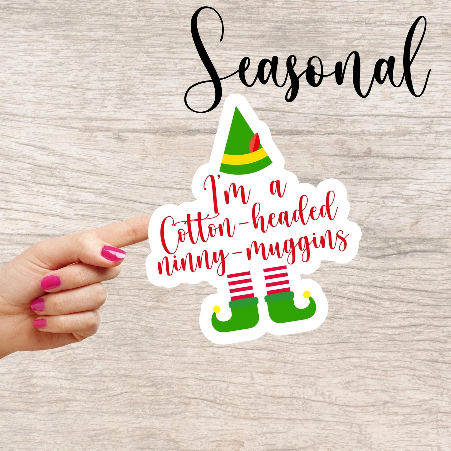 Christmas Sticker, Movie Quote Sticker