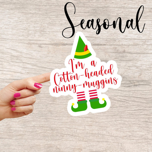 Christmas Sticker, Movie Quote Sticker