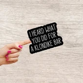 Klondike Bar Sticker